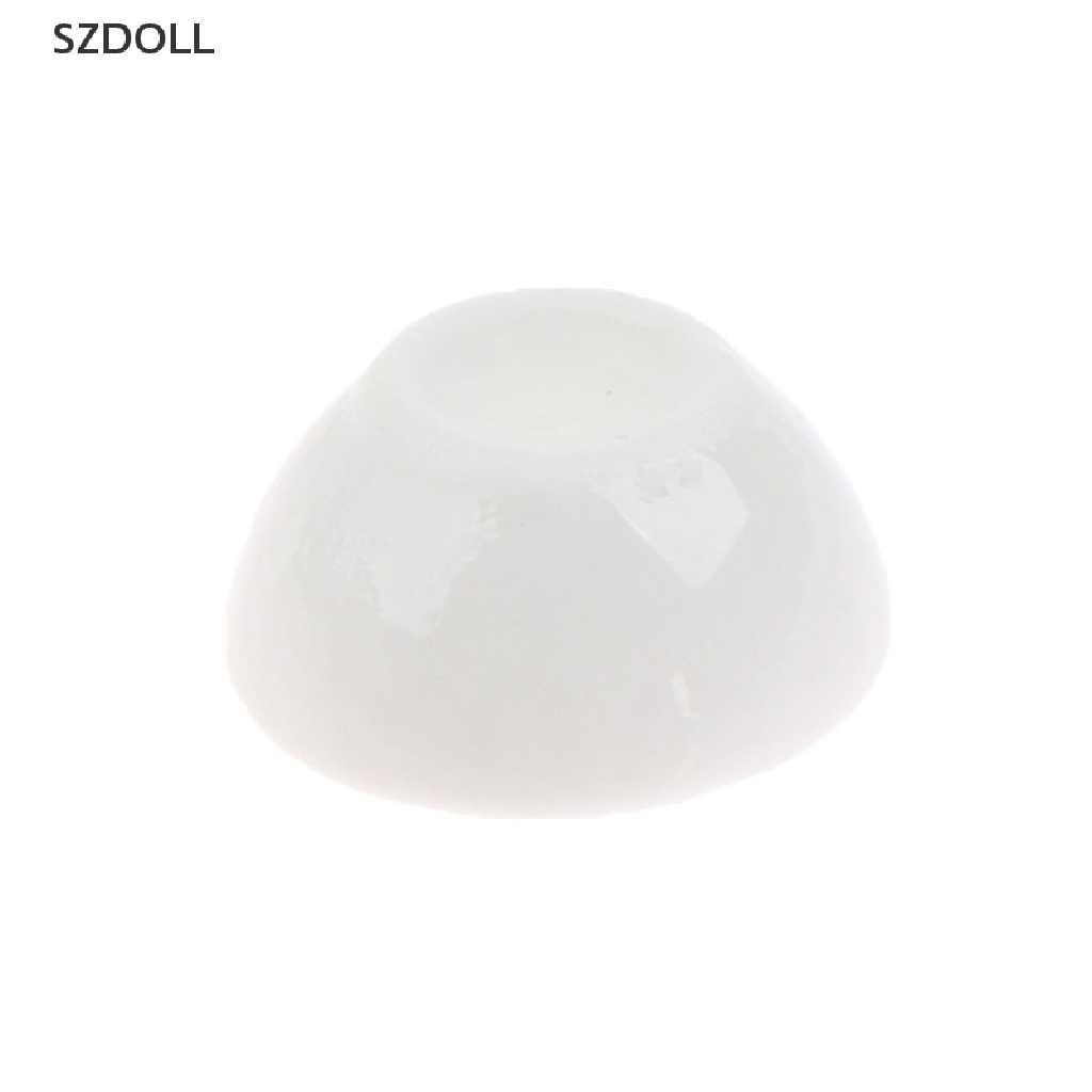 Bộ đồ chơi 4 món bát muỗng bằng gốm sứ cho nhà búp bê đồ chơi