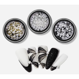 Set bi mix trai ngọc trang trí móng