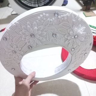 Khăn 25 vòng màu trắng