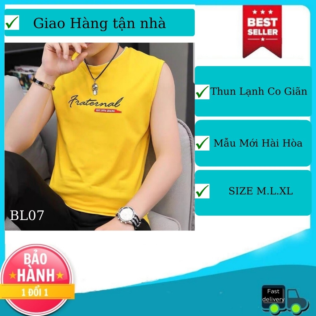 Áo thun nam thể thao cao cấp thun lạnh mẫu trend mới phong cách BL07- BL10 (44-75KG)