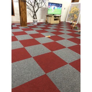 1 Tấm Thảm Trải Sàn Nhà Cao Cấp , thảm nỉ đế cao su nguyên chất kt 50x50