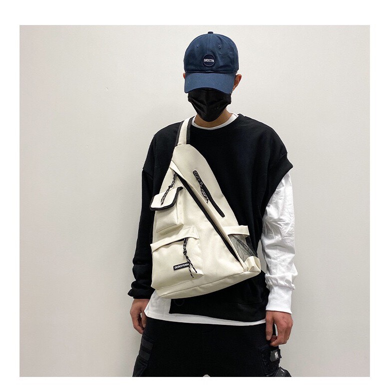 Túi Đeo Chéo Nam Nữ Đẹp Hot Trend 2021 - Túi Đeo Chéo Thời Trang Hàn Quốc Dành Cho Nam và Nữ B084