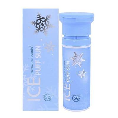 Kem Chống Nắng Make-up Mát Lạnh Mersenne Beaute Ice Puff Sun SPF50+PA+++ 100ml