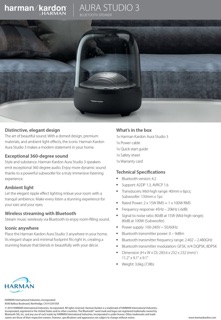 Loa Bluetooth Harman Kardon Aura Studio 3 - Mới Chính Hãng (Bảo Hành 12T)