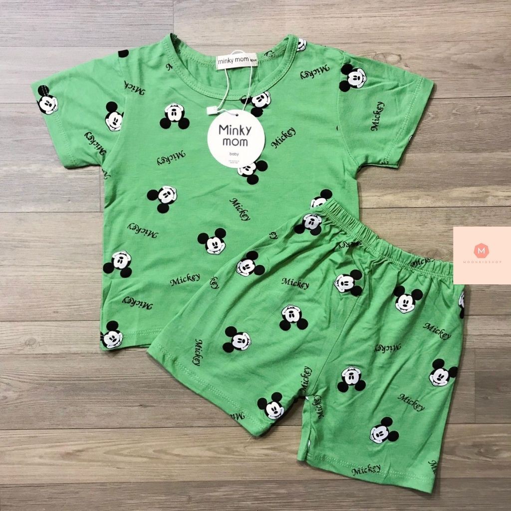 Bộ Cộc Tay Minky mom💝Siêu Họa Tiết I.v💝COTTON 100%dành cho bé trai,bé gái từ 7-20kg,hàng có sẵn giao ngay