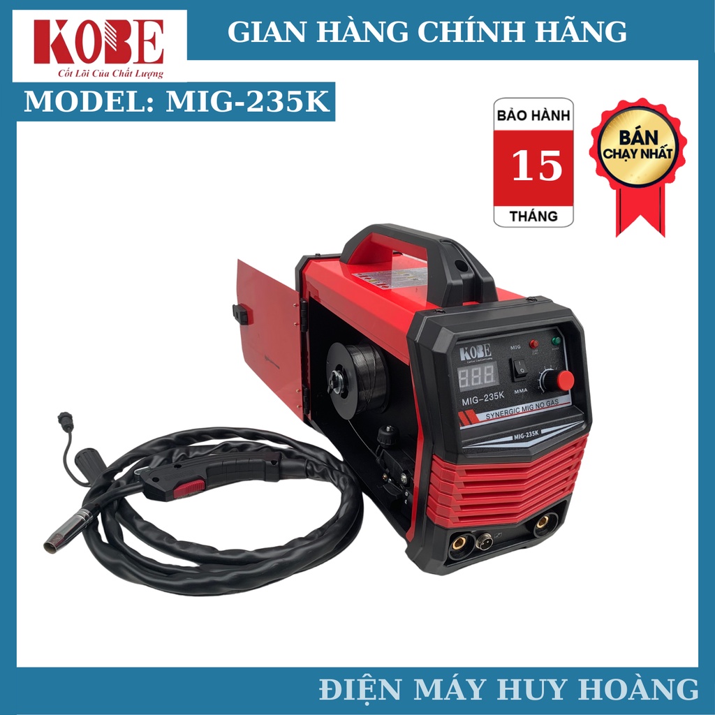 Máy hàn mig  mini KOBE 235K - mic 252K - Máy hàn 2 chức năng mig-que giá tốt nhất