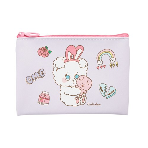 Ví Dẹt Thời Trang ARTBOX Hàn Quốc Babichon Màu Tím Dễ Thương
