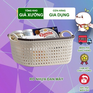 Rổ nhựa đan mây nhỏ gọn Việt Nhật 3377-1 - Rổ nhựa tiện ích