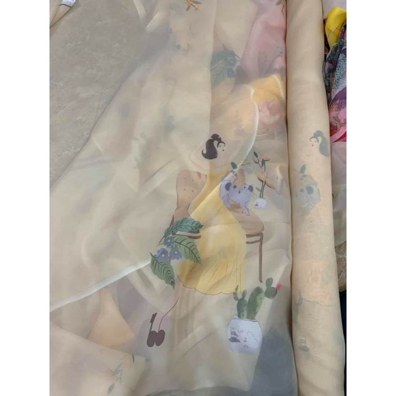 Tơ Oganza hình cô gái