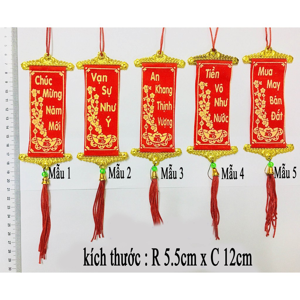 COMBO 10 Dây treo tết 2024 liễn treo Tết Giáp Thìn