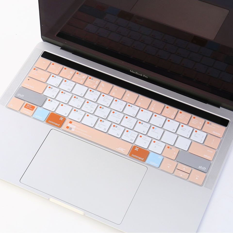 Phủ phím macbook chính hãng JRC chống nước, chống bụi bẩn. Lót bàn phím macbook mỏng, nhẹ, ôm khít bàn phím