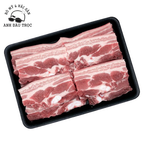 Ba Rọi Heo Rút Sườn Thái Lát 500gr | Giao Siêu Tốc HCM