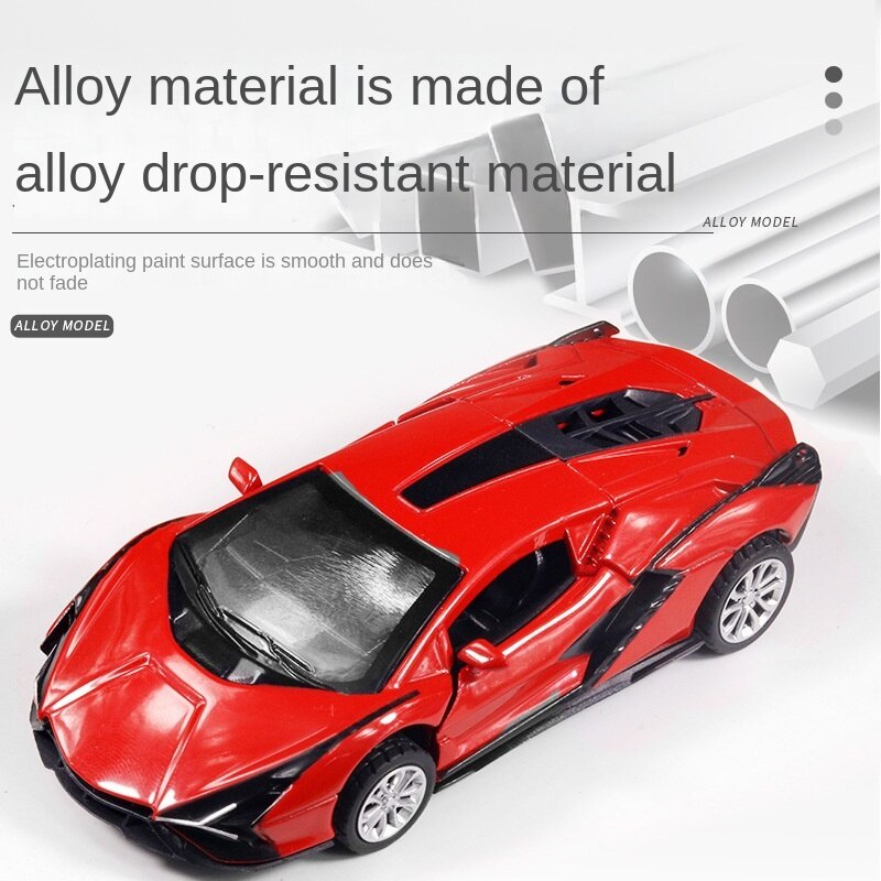 Mô Hình Xe Hơi Thể Thao Lamborghini SIAN Gini Bằng Hợp Kim Tỉ Lệ 1: 36