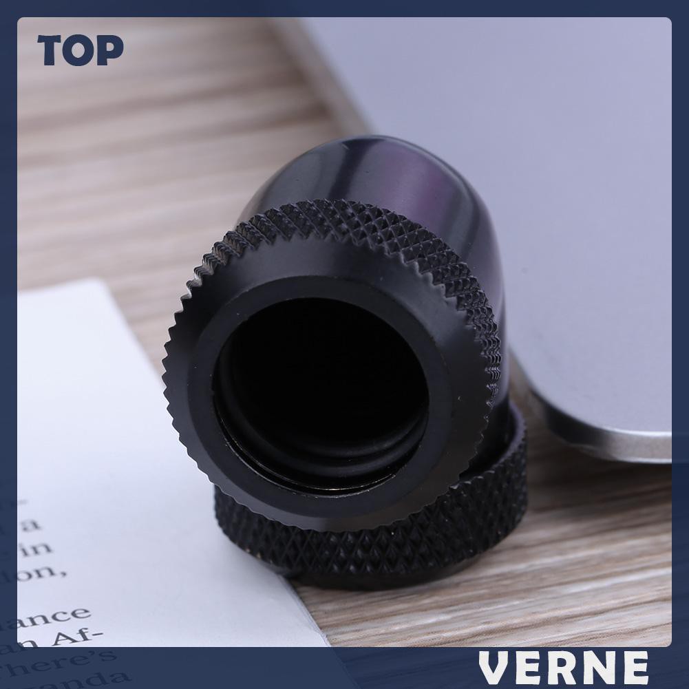 Đầu Nối Ống Nước 90 Độ 14mm Od G1 / 4 Cho Pc