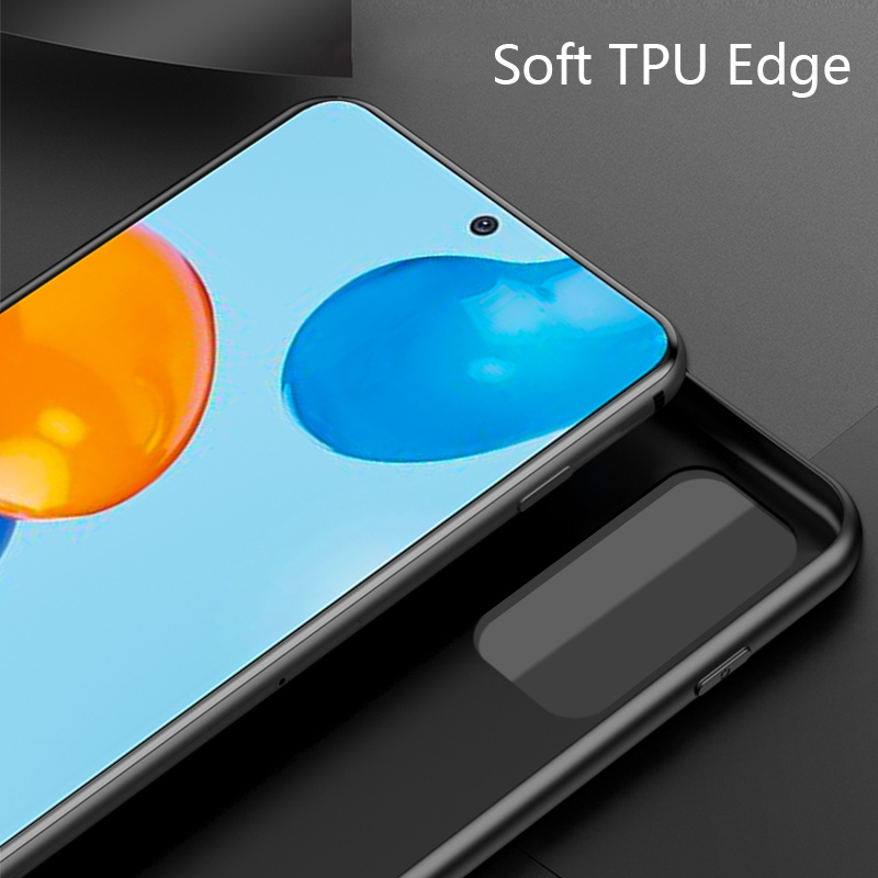 Ốp Điện Thoại Kính Cường Lực Chống Sốc Màu Gradient Cho Redmi Note 11 11s