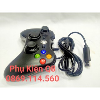 Tay cầm game đơn rung USB 360