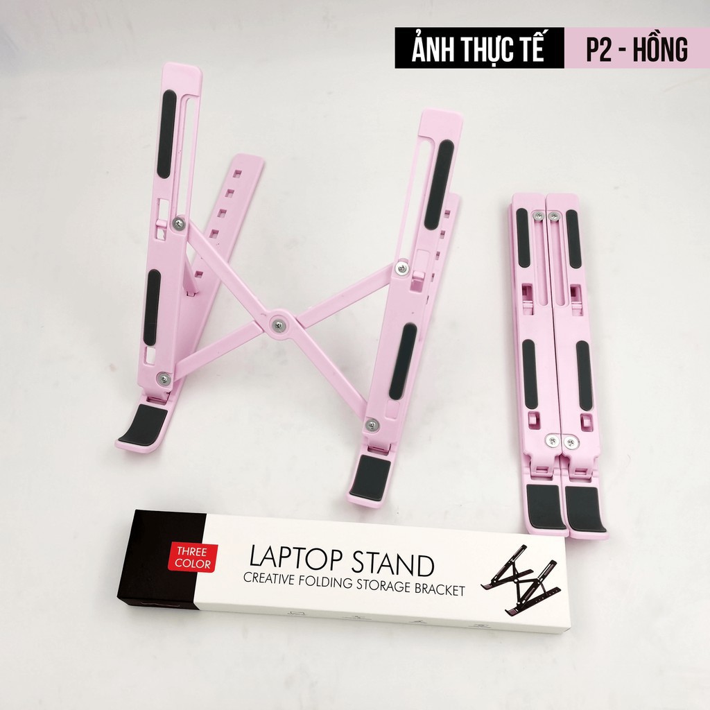 Giá đỡ Laptop Macbook Ipad bằng nhôm, đế tản nhiệt Laptop Stand có thể chỉnh độ cao