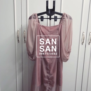 Váy Voan Tay Bồng Vintage (ẢNH THẬT Ở CUỐI)