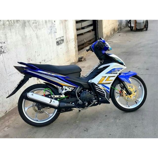 Tem rời EX 135 LC xanh GP trắng