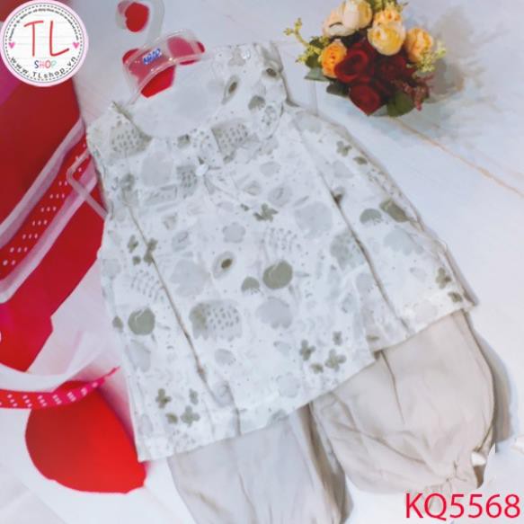 Thời trang trẻ em - Bộ áo ngắn tay quần lửng cực đáng yêu - quần áo bé gái - Bộ bé gái