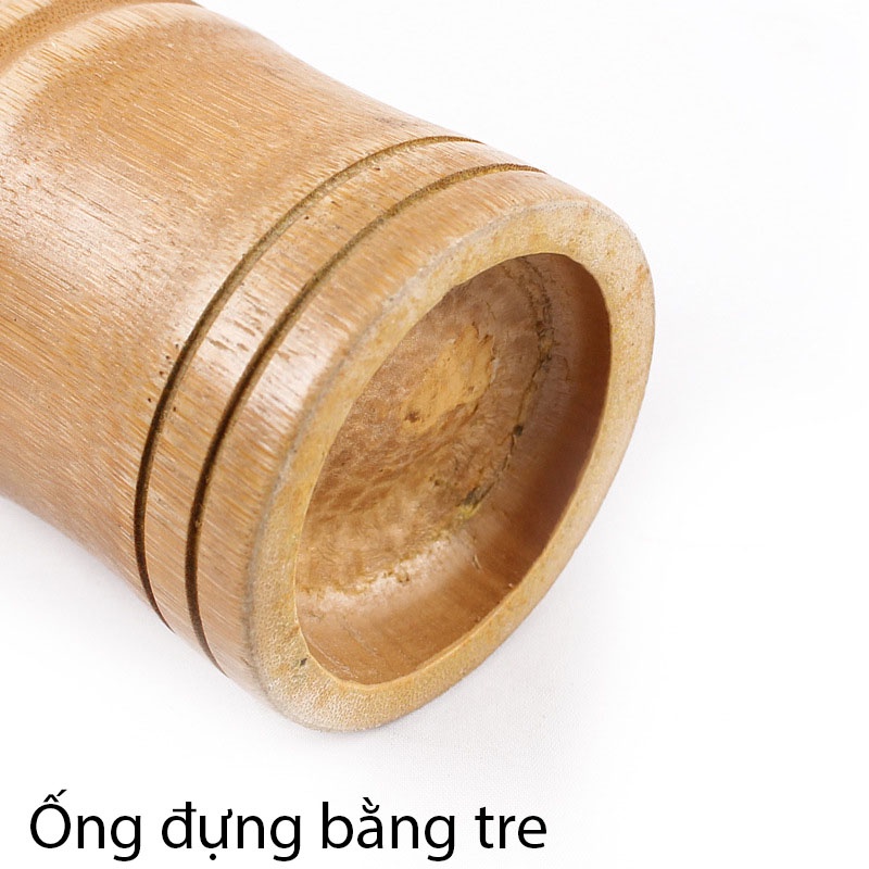 Dụng cụ pha trà bằng gỗ tre phong cách Trung Hoa, chất liệu tự nhiên, chống mốc, bộ 6 món - HVL TEA