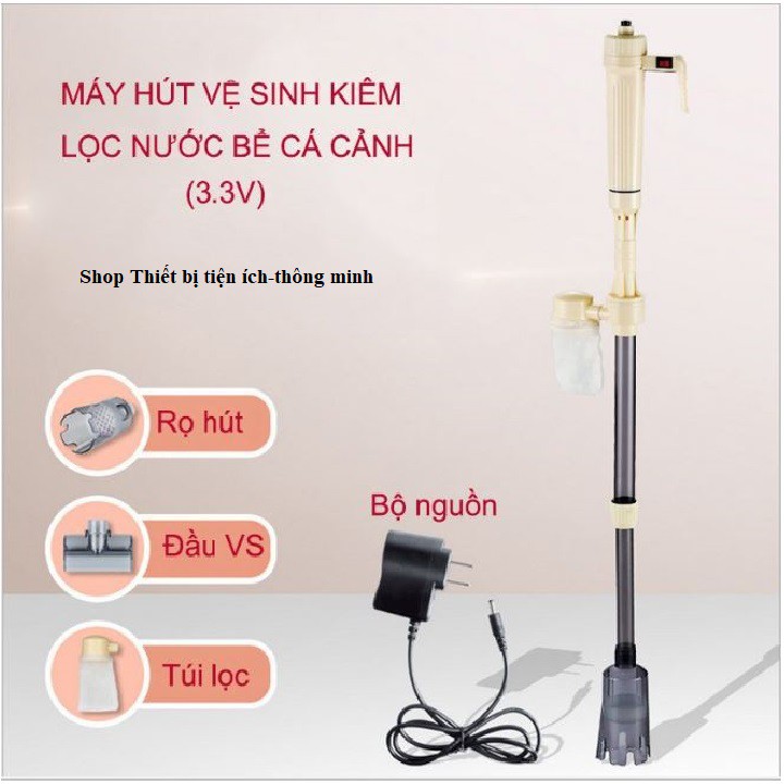 Máy vệ sinh bể cá đa nặng tự động