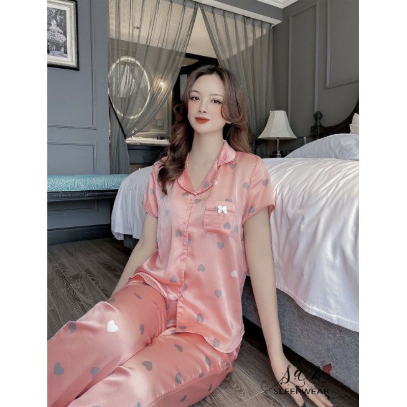 Bộ Pijama nữ lụa đẹp loại cao cấp