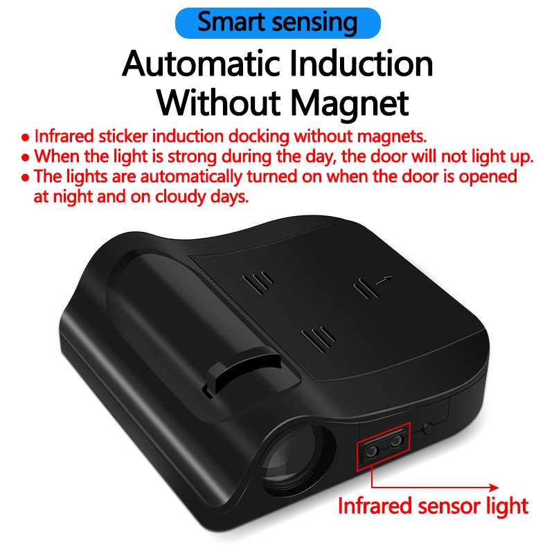 Đèn Chào Xe / Đèn Led Chiếu Cửa Họa Tiết Logo Dành Cho Xe Hơi