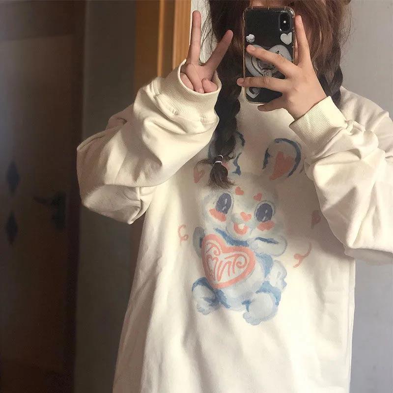 NRVP Áo Thun Nữ Dài Tay Cổ Tròn Thời Trang Hàn