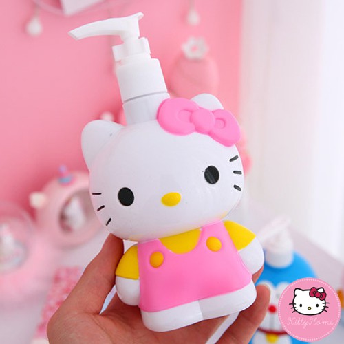 Bình chia dầu gội Hello Kitty, Doraemon KT117