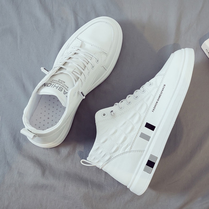 Giày Thể Thao nike Cổ Cao Màu Trắng Dễ Phối Đồ Thời Trang Mùa Xuân Cho Nữ 2022