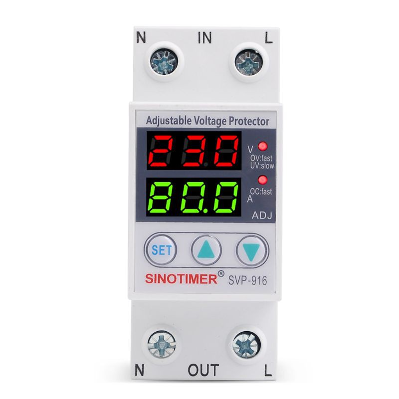 Rơ le bảo vệ điện áp Svp916 220v 40/63/80a
