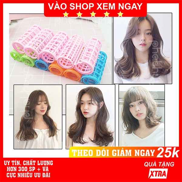 Lô 6 dụng cụ cuốn tóc✅FREESHIP🚛 Lô 6 dụng cụ cuốn tóc uốn tóc phổ thông không xài điện xài nhiệt giá rẻ, hiệu quả