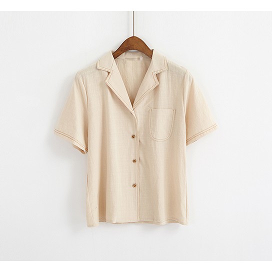 Áo sơ mi nữ thiết kế cổ 2 ve SM21