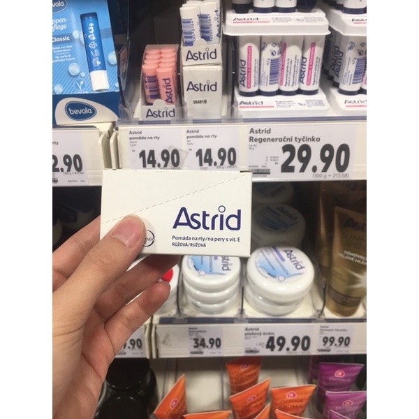 SON DƯỠNG MÔI MỠ HƯƠU ASTRID chuẩn Séc