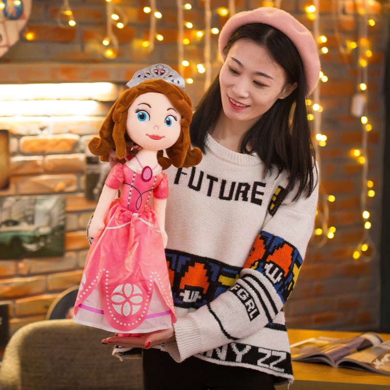 Thú Nhồi Bông Hình Công Chúa Disney / Sophia / Bạch Tuyết Dễ Thương Cho Bé