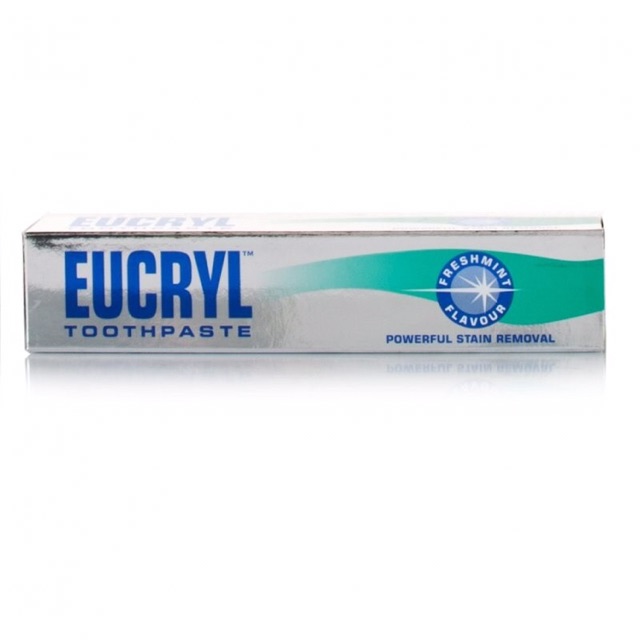 Kem Đánh Răng Làm Trắng Răng EUCRYL  Freshmint Toothpaste 50ml - Anh Quốc