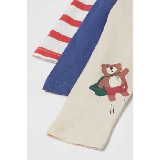 Set 3c áo thun H&M sz 9/12,12/18M