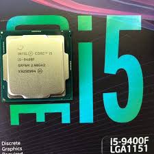 CPU Intel Core I5-9400F TRAY 2.90Ghz Turbo Up To 4.10GHz / 9MB / 6 Cores, 6 Threads / Socket 1151 / Coffee Lake