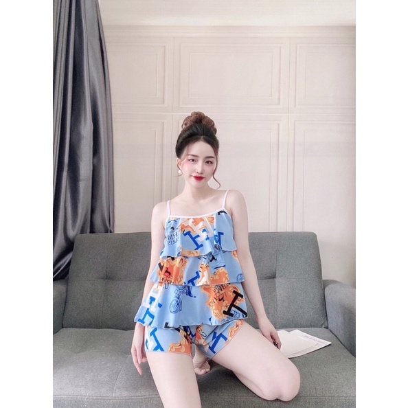 SET đồ ngủ 2 dây tầng xinh xắn | BigBuy360 - bigbuy360.vn
