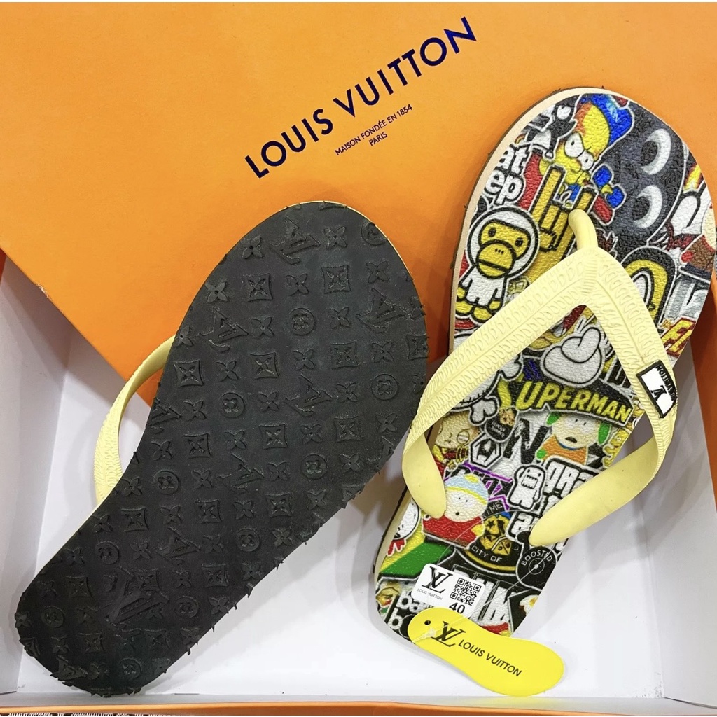 Dép Kẹp Nam Thái Lan Tông Lào Nam Mẫu Lv Đế  Dập Nổi