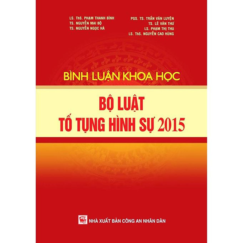Sách - Bình luận khoa học bộ luật tố tụng hình sự 2015