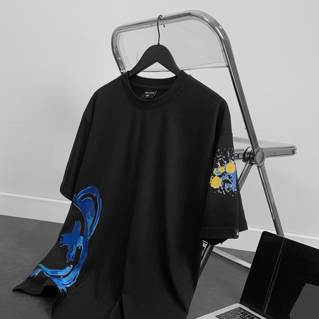Áo Thun Half Face, Áo phông chất liệu 100% cotton co giãn 2 chiều, Local Brand ODIN CLUB