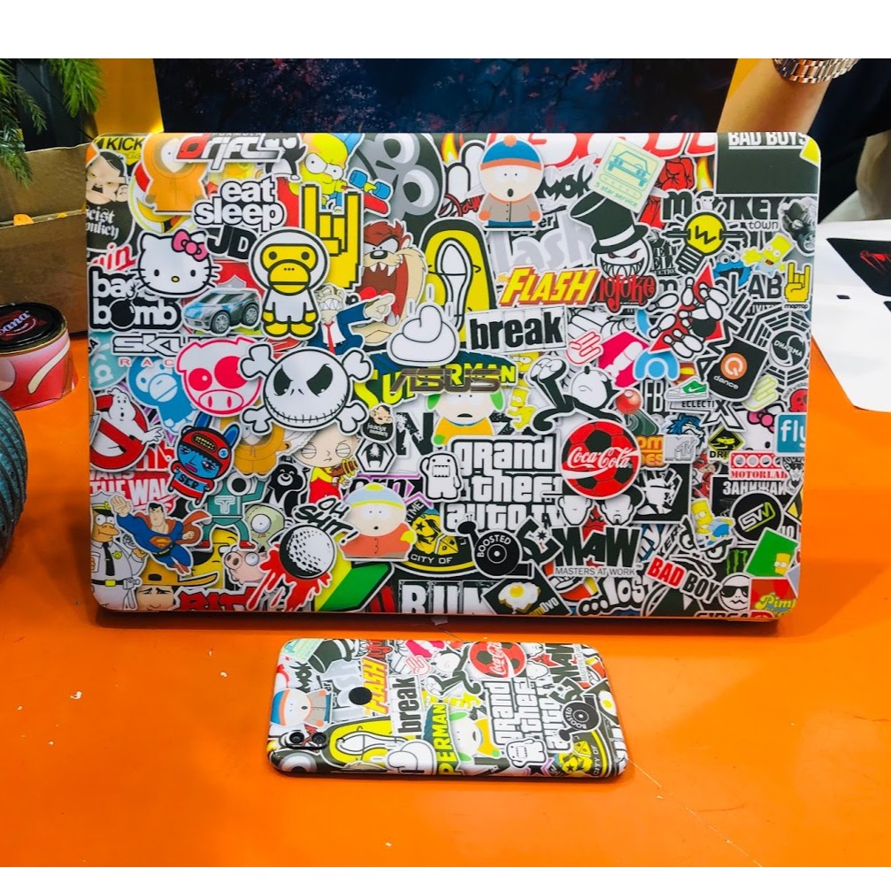 Dán Laptop skin cho Tất cả Dòng máy Dell , Hp, Asus, Lenovo, Acer, MSI Macbook.... ( inbox mã máy cho Shop)- stic255