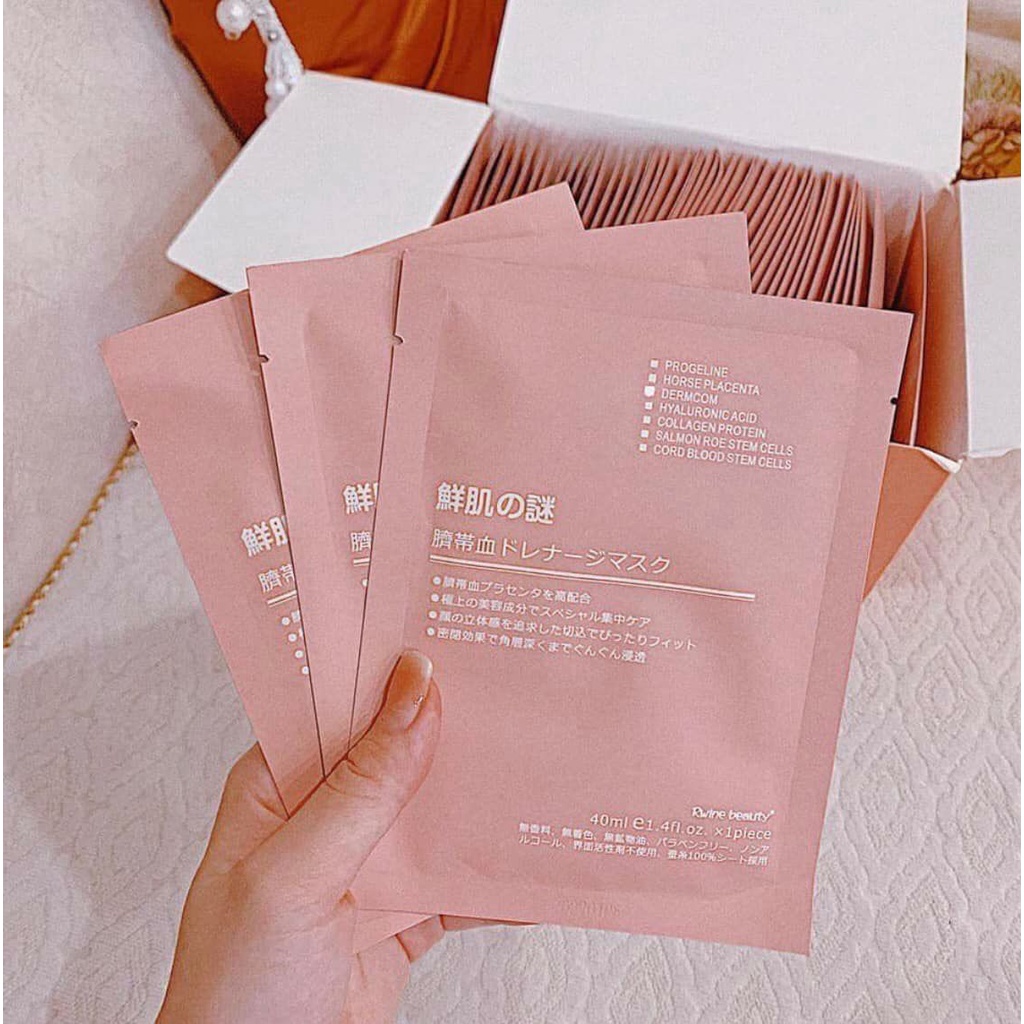 Mặt nạ dưỡng trắng da nhau thai cừu hỗ trợ chống lão hóa và se khít lỗ chân lông | BigBuy360 - bigbuy360.vn