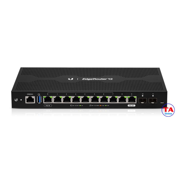 Router và Cân Bằng Tải Ubiquiti EdgeRouter 12 (ER-12) - Chịu Tải 600 User Đồng Thời