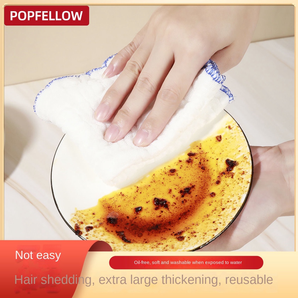 Khăn Cotton Dày Dặn Thấm Hút Nước Chống Dầu Tiện Dụng Cho Nhà Bếp