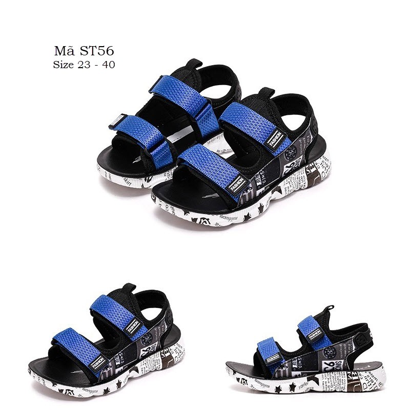 Sandal coga Kids cho bé trai 2 - 15 tuổi quai hậu thời trang đế Eva siêu nhẹ kháng khuẩn hàng xuất Châu Âu ST56