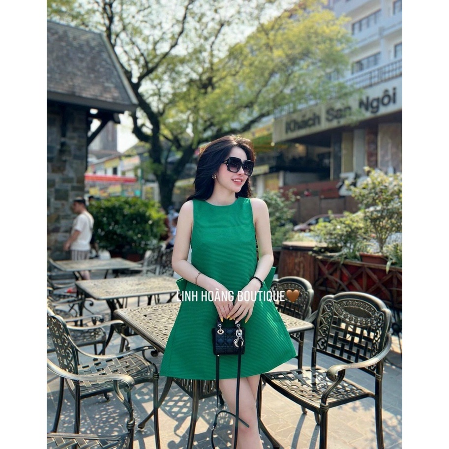 Đầm TK Nơ To Dáng Chữ A xinh xỉu Form Suông diện ở nhà hay Đi chơi đều siêu hợp