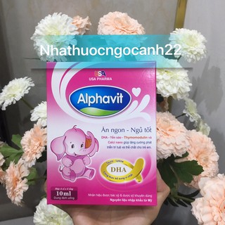 ALPHAVIT ĂN NGON - NGỦ TỐT giúp tăng cường phát triển trí tuệ và thể chất ở trẻ